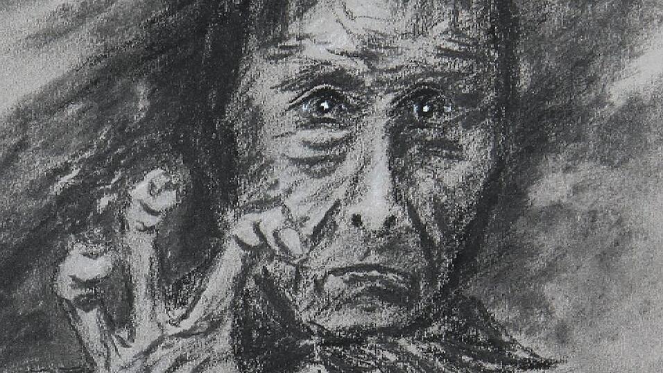 Die Zeichnung zeigt eine 'Drud'. Sie ist ein Wesen des Volksglaubens, das sich in der Nacht auf die Brust eines schlafenden Menschen setzt und Angst und Atemnot verursacht. Dem Volksglauben nach kann sich der Schlafende von der Drud befreien, in dem er ihr etwas Schwarzes verspricht. Die Drud holt den Erzählungen nach den versprochenen Gegenstand am nächsten Tag ab und lässt den Menschen in Ruhe. Die Zeichnung zeigt eine 'Drud'. Sie ist ein Wesen des Volksglaubens, das sich in der Nacht auf die Brust eines schlafenden Menschen setzt und Angst und Atemnot verursacht. Dem Volksglauben nach kann sich der Schlafende von der Drud befreien, in dem er ihr etwas Schwarzes verspricht. Die Drud holt den Erzählungen nach den versprochenen Gegenstand am nächsten Tag ab und lässt den Menschen in Ruhe.