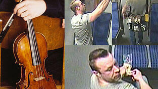 Wer hat Informationen zu diesem Mann oder der Geige? Wer hat Informationen zu diesem Mann oder der Geige?