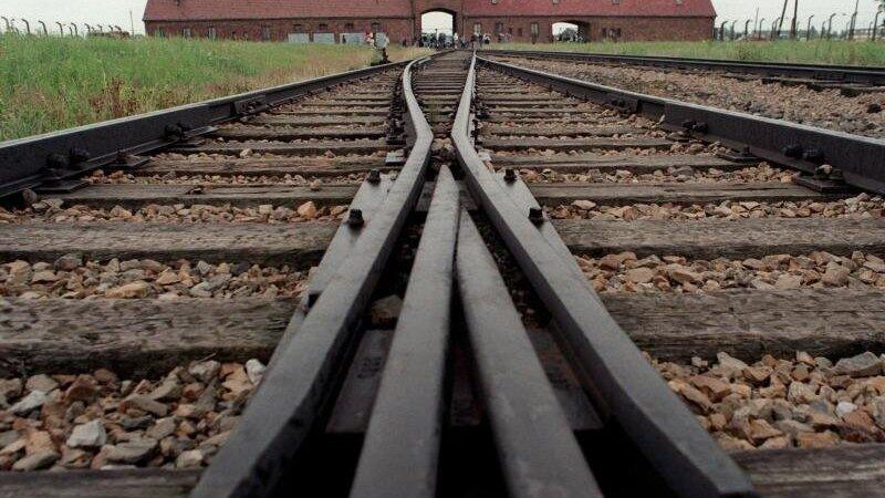 Neun h&ouml;lzerne Baracken in der NS-Gedenkst&auml;tte Auschwitz-Birkenau sind mit Parolen auf Englisch und Deutsch bespr&uuml;ht worden. (Archivbild).