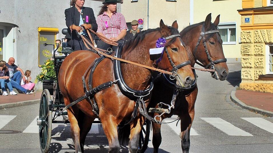 Viele Besucher verfolgten am Sonntag den Umzug auf dem Vilsbiburger Stadtplatz. Viele Besucher verfolgten am Sonntag den Umzug auf dem Vilsbiburger Stadtplatz.