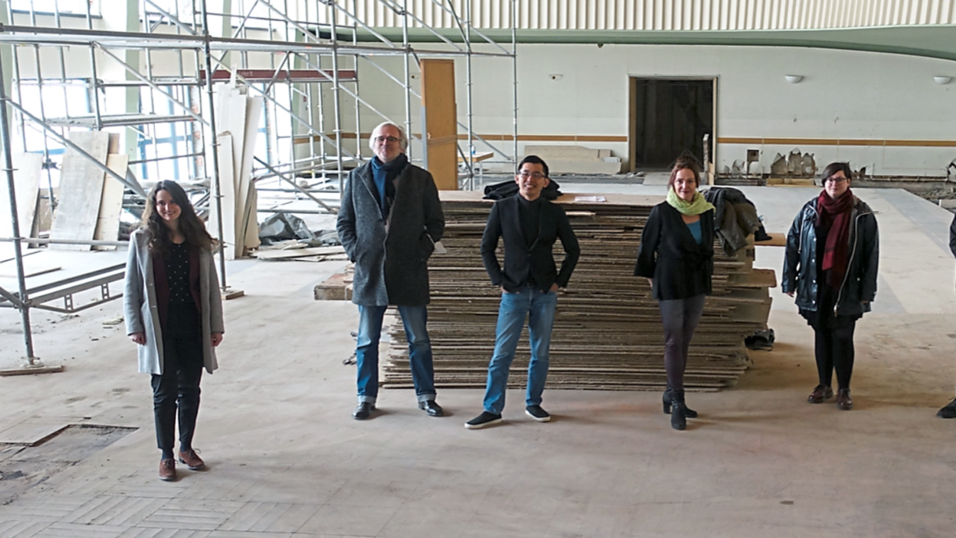 Lisa H&ouml;rmann (v. l. ), Klaus Kusenberg, Chin-Chao Lin, Christina Schmidt, Saskia Zinsser-Krys, Georg Reischl, Dr. Matthias Schloderer.