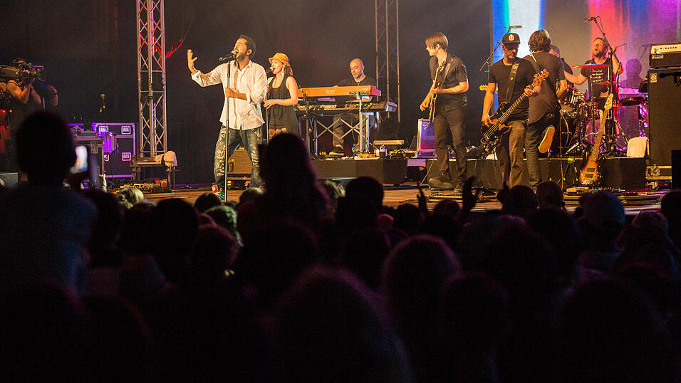 Der letzte Gig des Abends am Samstag: Adel Tawil. Foto: Mathias Adam