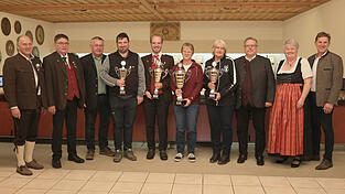 Die Hubertusschützen konnten sich über den Landratspokal freuen.