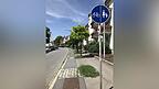 Der vermutliche schlechteste Radweg der Stadt an der Rennbahnstraße wird bald zu einem Grünstreifen samt schönen Bäumen.