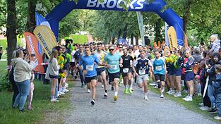 Beim Landshuter Firmenlauf gingen wieder viele Teilnehmer an den Start.&nbsp;