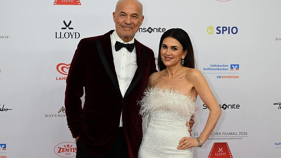 Heiner und Viktoria Lauterbach lächelten in die Kameras. Heiner und Viktoria Lauterbach lächelten in die Kameras.