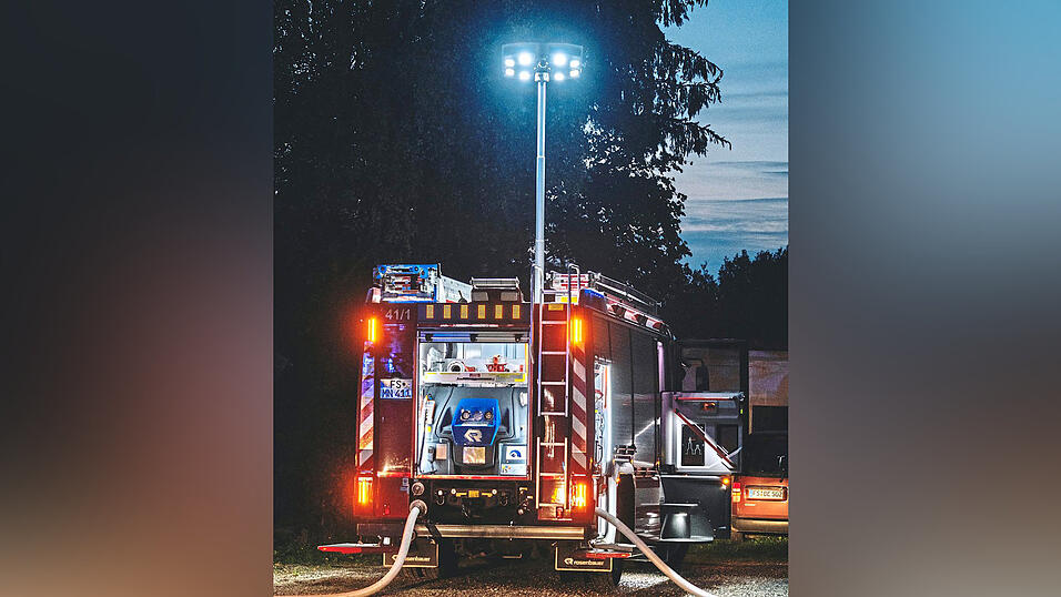 Der 'Einsatz' dauerte bis in die Nacht.