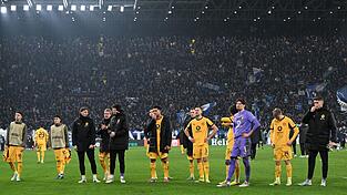 M&uuml;ssen sich nach dem Aus in der K&ouml;nigsklasse schnell sammeln: Die Profis von Borussia Dortmund.