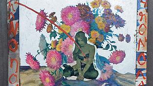 Boris Lurie: „NO with pinup and flowers“ (Ausschnitt) 1963 Boris Lurie: „NO with pinup and flowers“ (Ausschnitt) 1963