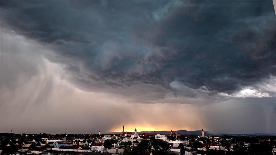 Die schweren Unwetter in der Region haben wenig Schaden angerichtet.