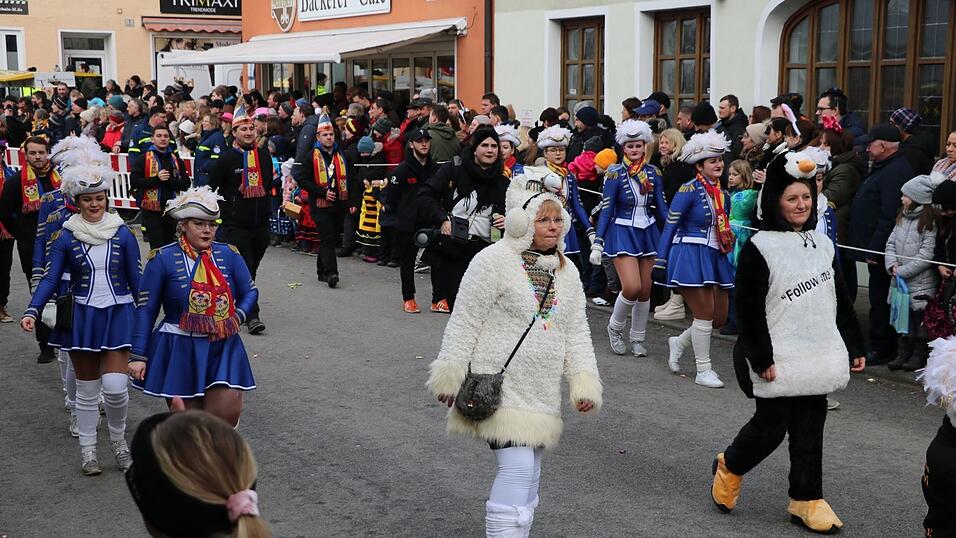 Beim Bogener Faschingsumzug war einiges geboten.