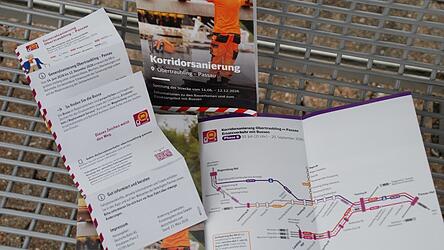 Im Faltblatt gibt es unter anderem die Liniennetzpl&auml;ne zu sehen.