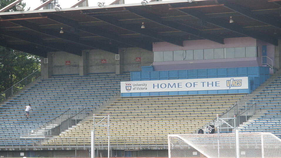 Das Stadion der Universtity of Victoria.