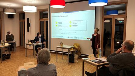 Gudrun Reckerziegel sprach vor dem Gemeinderat. Foto: