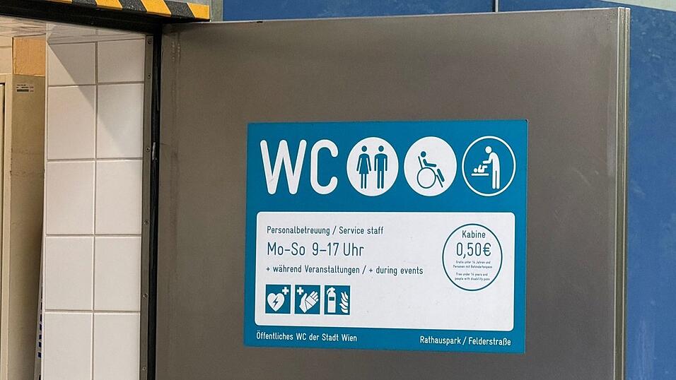 Pissoirs umsonst, Kabinen in Toiletten kosten 50 Cent - das findet eine junge Frau in Wien ungerecht. Pissoirs umsonst, Kabinen in Toiletten kosten 50 Cent - das findet eine junge Frau in Wien ungerecht.