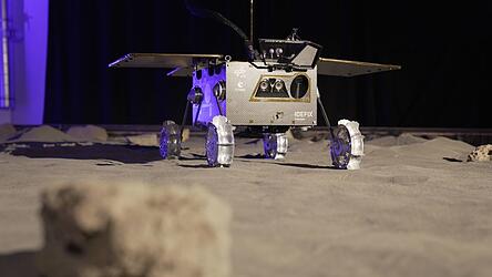 &laquo;Idefix&raquo; - hier ein Modell - soll selbstst&auml;ndig den Marsmond Phobos erkunden.