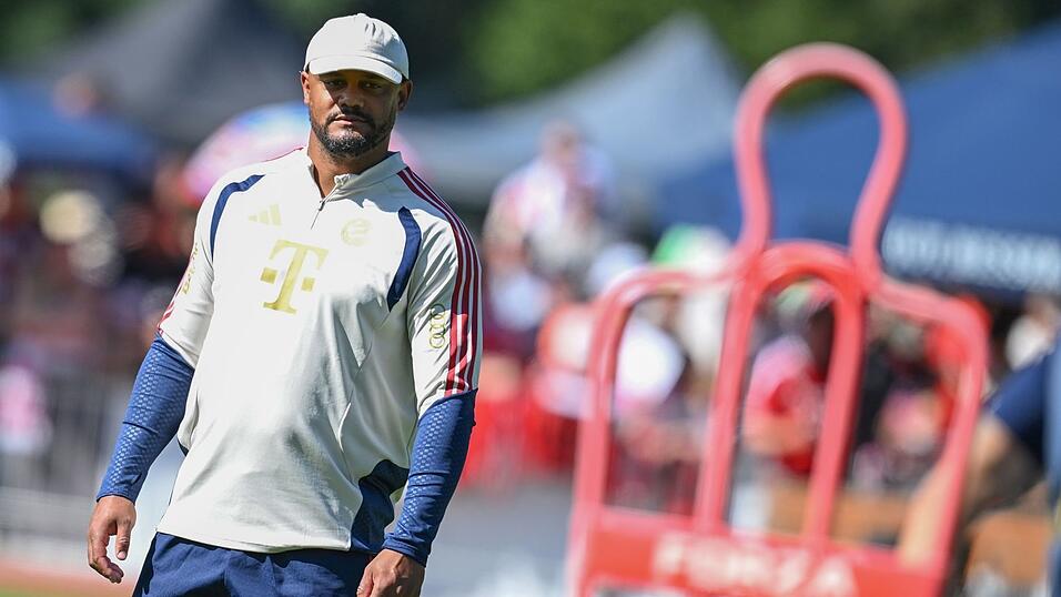 Trainer Vincent Kompany im Trainingslager am Tegernsee.