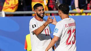 Traf auch schon beim 1:1 gegen Brasilien: Marokkos Ismael Saibari.