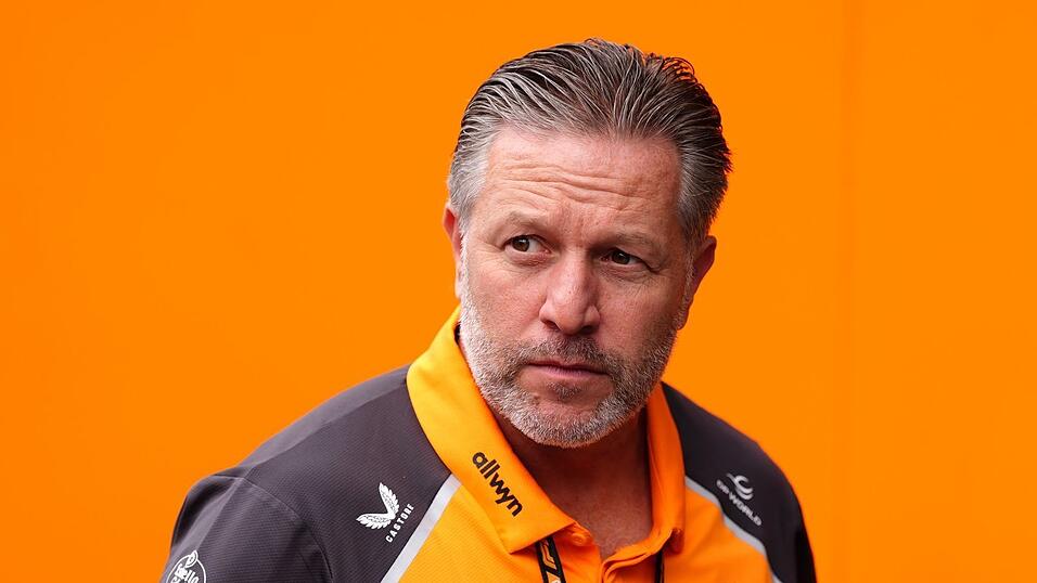 Auch beim McLaren-Boss Zak Brown werden die Sorgenfalten größer.