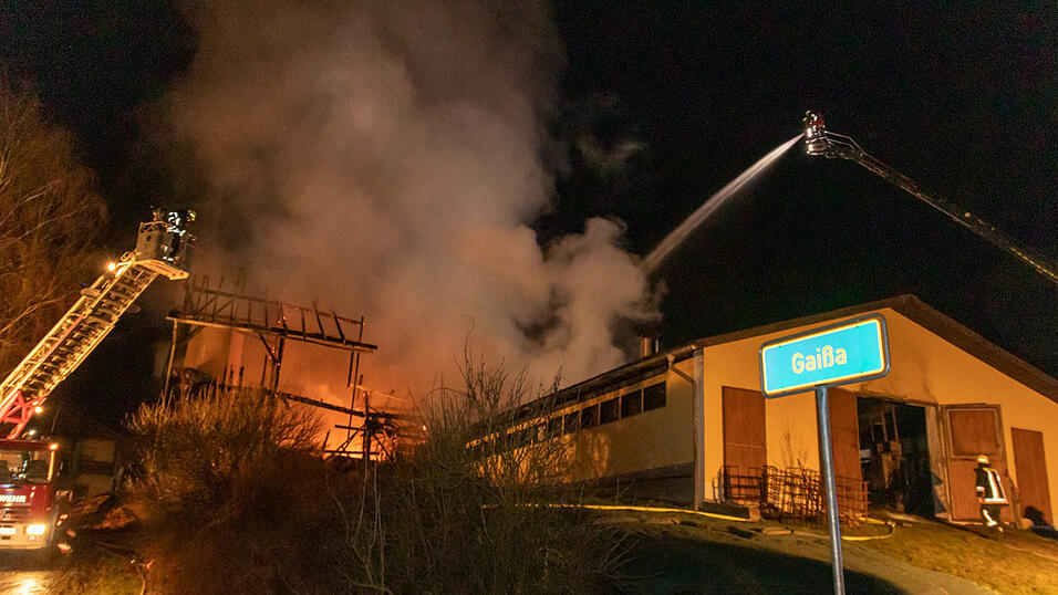 Mehrere Rinder sind bei einem Brand auf einem Bauernhof im Landkreis Deggendorf ums Leben gekommen.