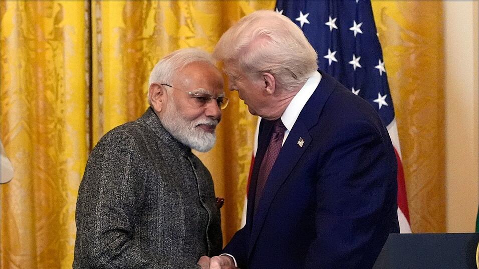 Indien wird nicht mehr mit US-Strafz&ouml;llen wegen &Ouml;lgesch&auml;ften mit Russland belegt. (Archivbild)