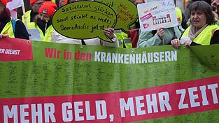 Mehr Geld, mehr Zeit: Dafür protestieren die Beschäftigten im öffentlichen Dienst. (Archivbild)