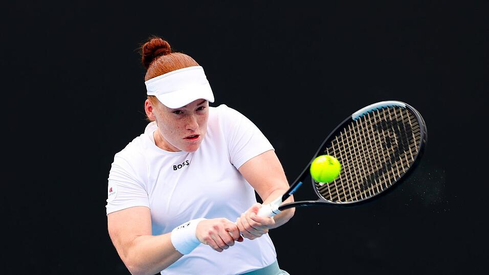 Ella Seidel muss weiter auf ihren ersten Sieg bei einem Grand Slam warten.