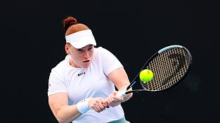 Ella Seidel muss weiter auf ihren ersten Sieg bei einem Grand Slam warten.