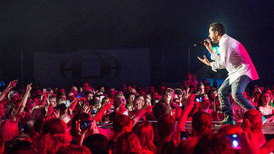 Der letzte Gig des Abends am Samstag: Adel Tawil. Foto: Mathias Adam