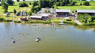 Aufgrund der Blaualgen-Gef&auml;hrdung im Drachensee wird im September auf die Diziplin &bdquo;Schwimmen&ldquo; verzichtet.