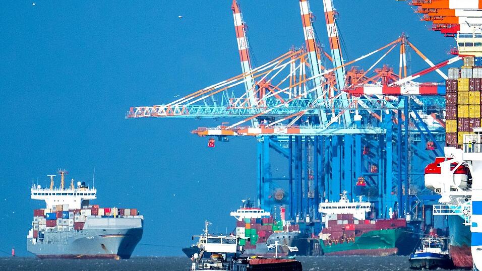 Deutsche Exporte sind aktuell nicht direkt betroffen, an der deutschen Wirtschaft gehen Trumps Zölle aber nicht spurlos vorbei. (Archivbild) Deutsche Exporte sind aktuell nicht direkt betroffen, an der deutschen Wirtschaft gehen Trumps Zölle aber nicht spurlos vorbei. (Archivbild)