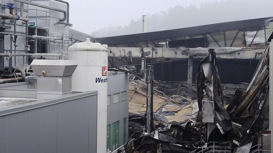 Die H&auml;hnchenschlachterei ist nur noch eine Ruine. Foto: ih