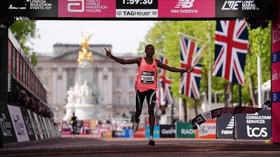 Sabastian Sawe lief &uuml;berraschend einen Marathon-Weltrekord in London.