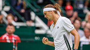 Alexander Zverev hat Deutschland gegen Kroatien in F&uuml;hrung gebracht.