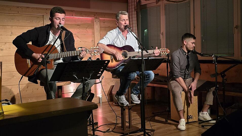Seidl Hanse stand erstmals mit den Söhnen Felix (l.) und Stefan auf der Bühne.
