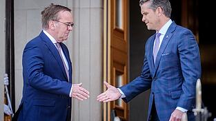 Boris Pistorius und Pete Hegseth Boris Pistorius und Pete Hegseth