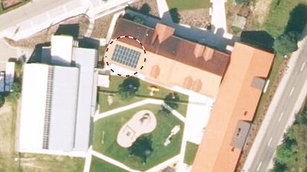 Das Dach des Kinderhauses