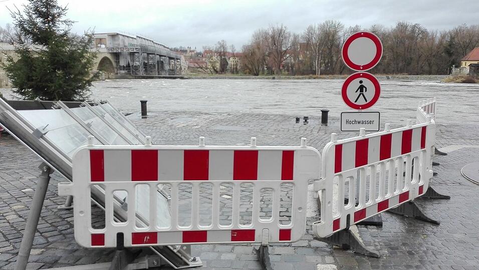 Die Uferpromenade ist gesperrt.