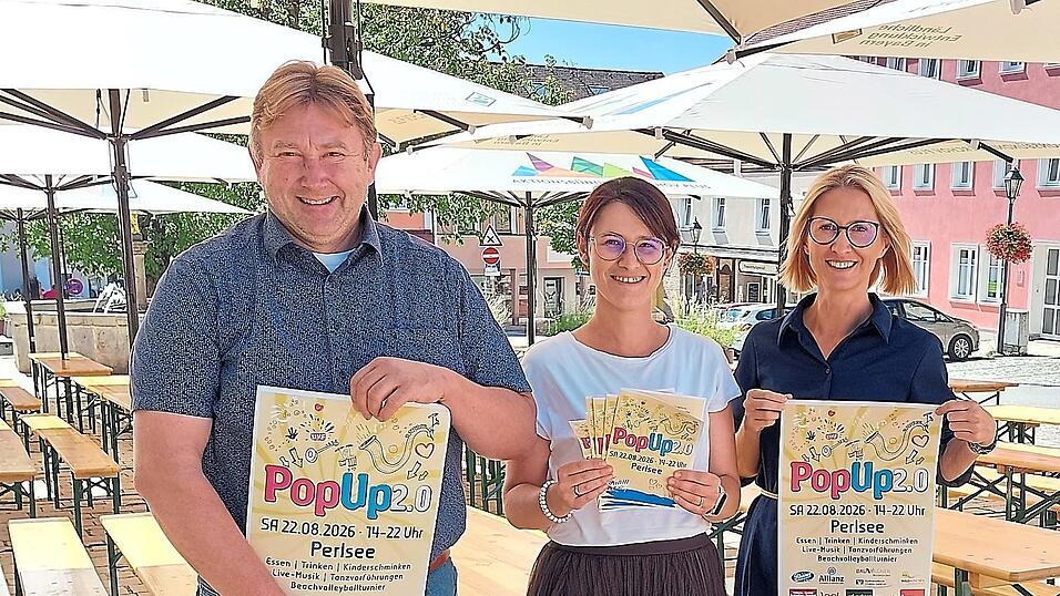 Die Vorfreude auf das Festival ist auch bei B&uuml;rgermeister Wolfgang K&uuml;rzinger und den Organisatorinnen Manuela Schmidt und Tonja Bauer vom Kultur- und Tourismusb&uuml;ro gro&szlig;.