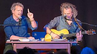 Markus Rosenmüller (links) und Gerd Baumann sind kongenial aufeinander eingespielt. Markus Rosenmüller (links) und Gerd Baumann sind kongenial aufeinander eingespielt.