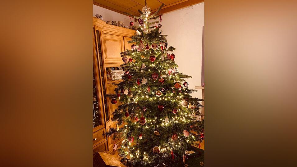Georg Luginger schreibt: &bdquo;Den Baum haben unsere kleinen Enkelinnen Ida und Philomena heuer gemeinsam mit Oma geschm&uuml;ckt.&ldquo;