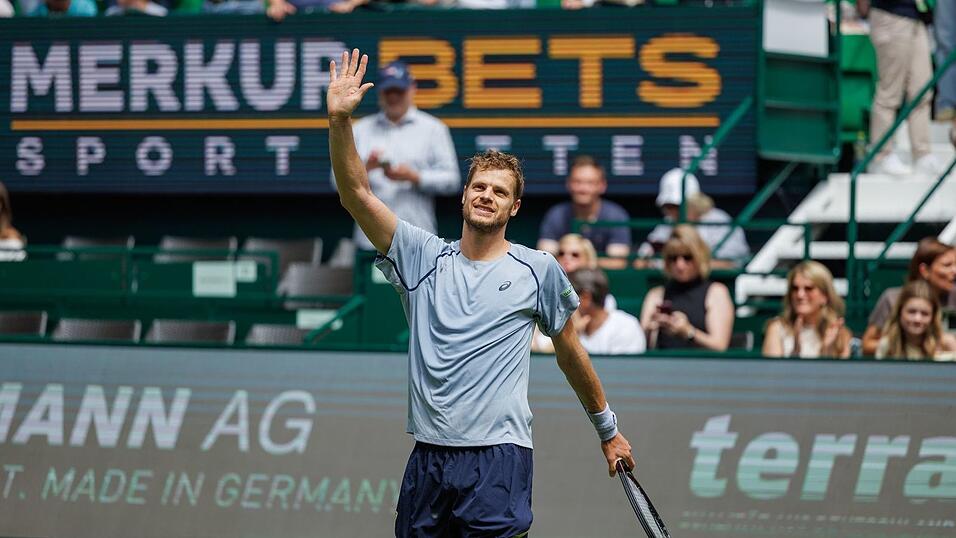 Yannick Hanfmann feierte seinen 100. Sieg auf der ATP-Tour. Yannick Hanfmann feierte seinen 100. Sieg auf der ATP-Tour.