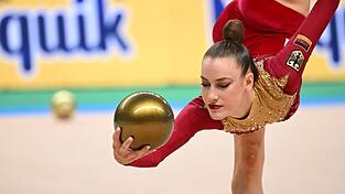 Hochkonzentriert: Darja Varfolomeev. Hochkonzentriert: Darja Varfolomeev.