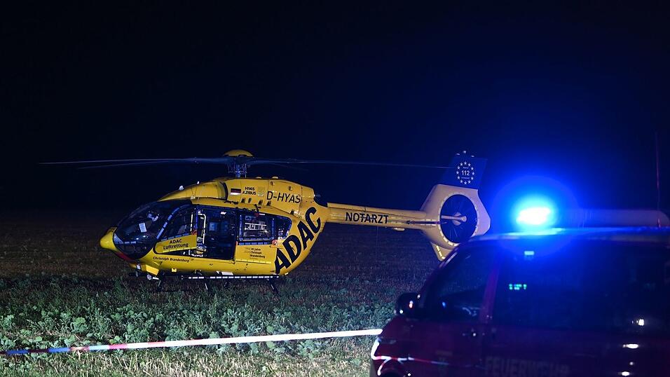 Auch Rettungshubschrauber waren im Einsatz. (Symbolbild) Auch Rettungshubschrauber waren im Einsatz. (Symbolbild)