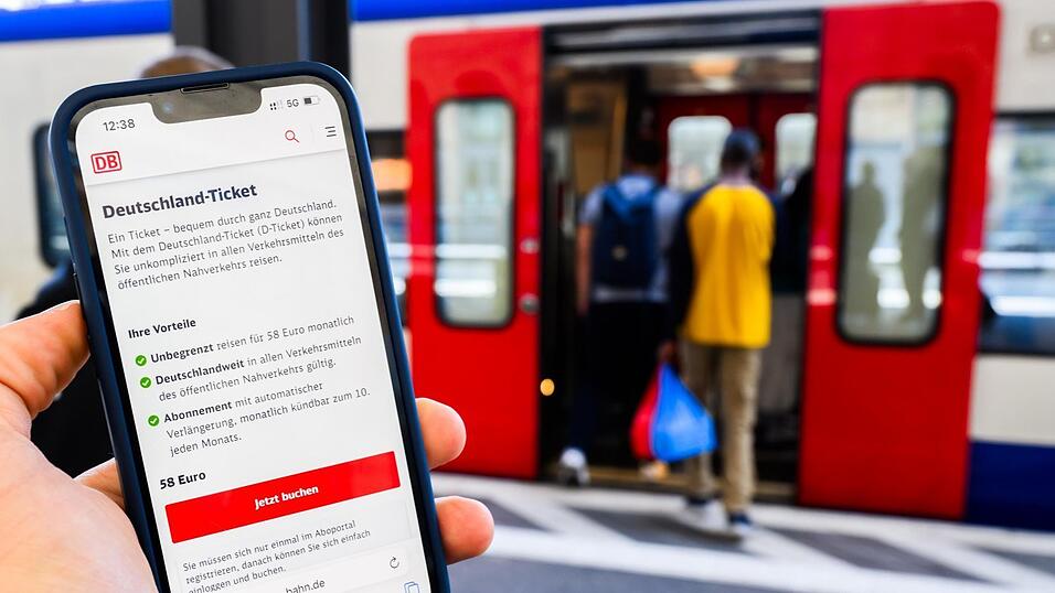 Das waren noch Zeiten: 2025 kostete das Deutschlandticket erst 58 Euro. (Archiv)