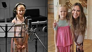Wilma bei den Studioaufnahmen (l.) und beim Dreh des Musikvideos mit Sängerin Sophia Wilma bei den Studioaufnahmen (l.) und beim Dreh des Musikvideos mit Sängerin Sophia