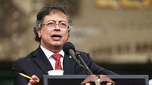 Kolumbiens Präsident Gustavo Petro wirft den USA vor, in kolumbianischen Gewässern einen Unschuldigen getötet zu haben. (Archivbild)