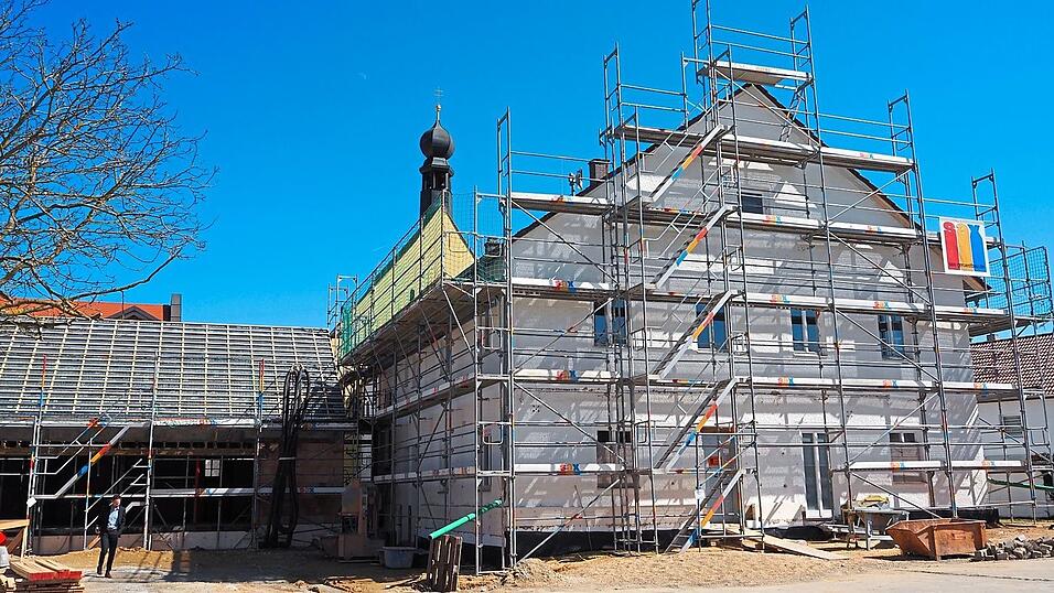Neubau und Sanierung gehen gut voran. Neubau und Sanierung gehen gut voran.