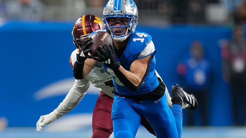 Amon-Ra St. Brown hatte ganz starke Szenen. Für die Lions reichte das nicht.