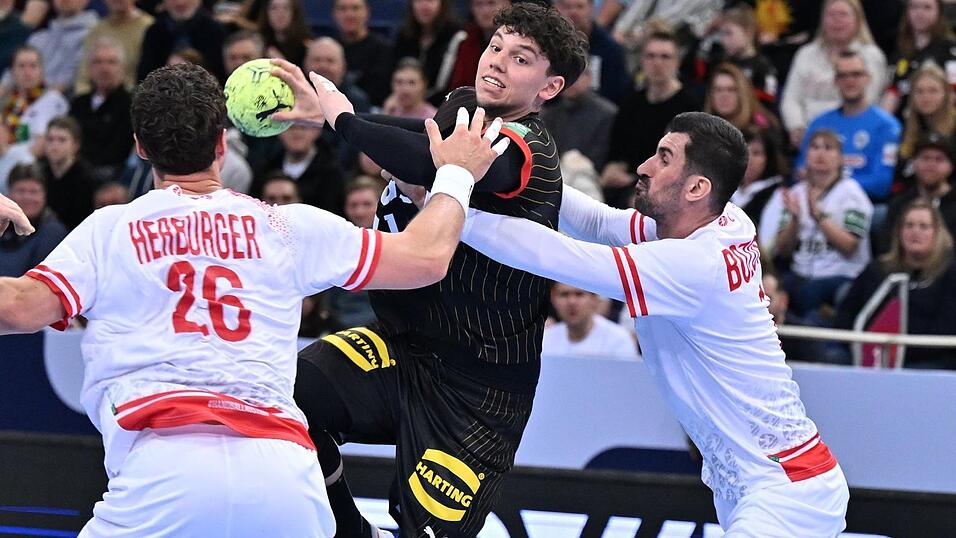 Marko Grgic (M) erzielte in den ersten 20 Minuten 4 Tore.